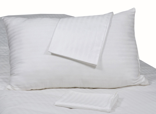 Striped White Pillow Cover